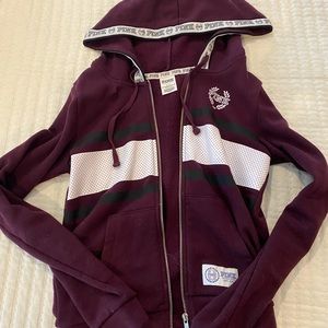 PINK zip up hoodie